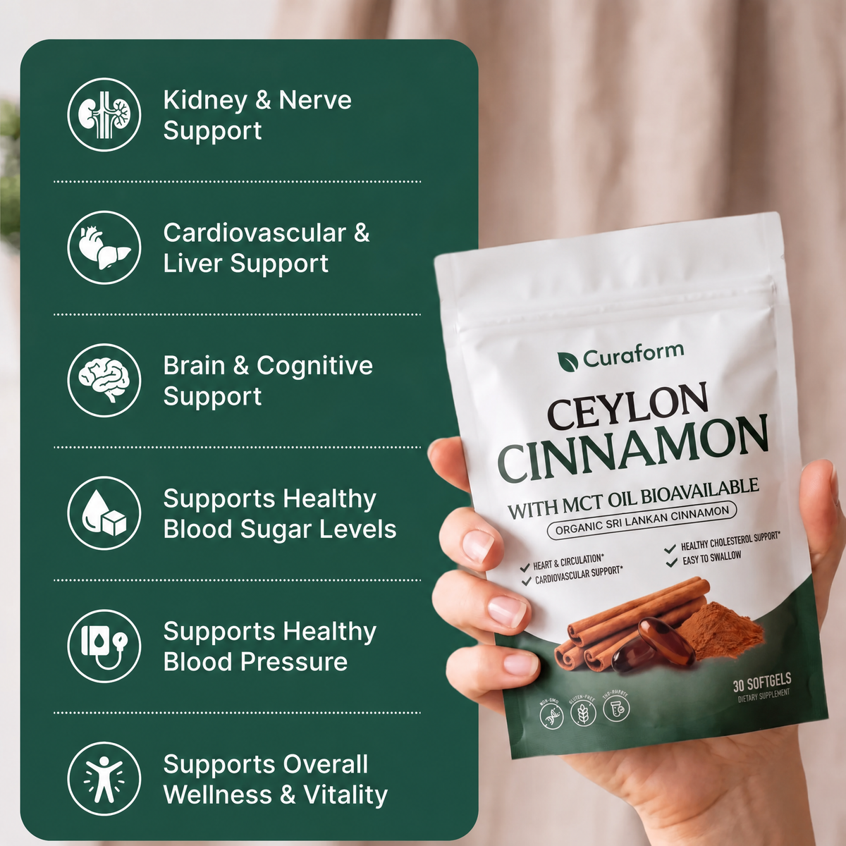 Curaform® Ceylon Cinnamon